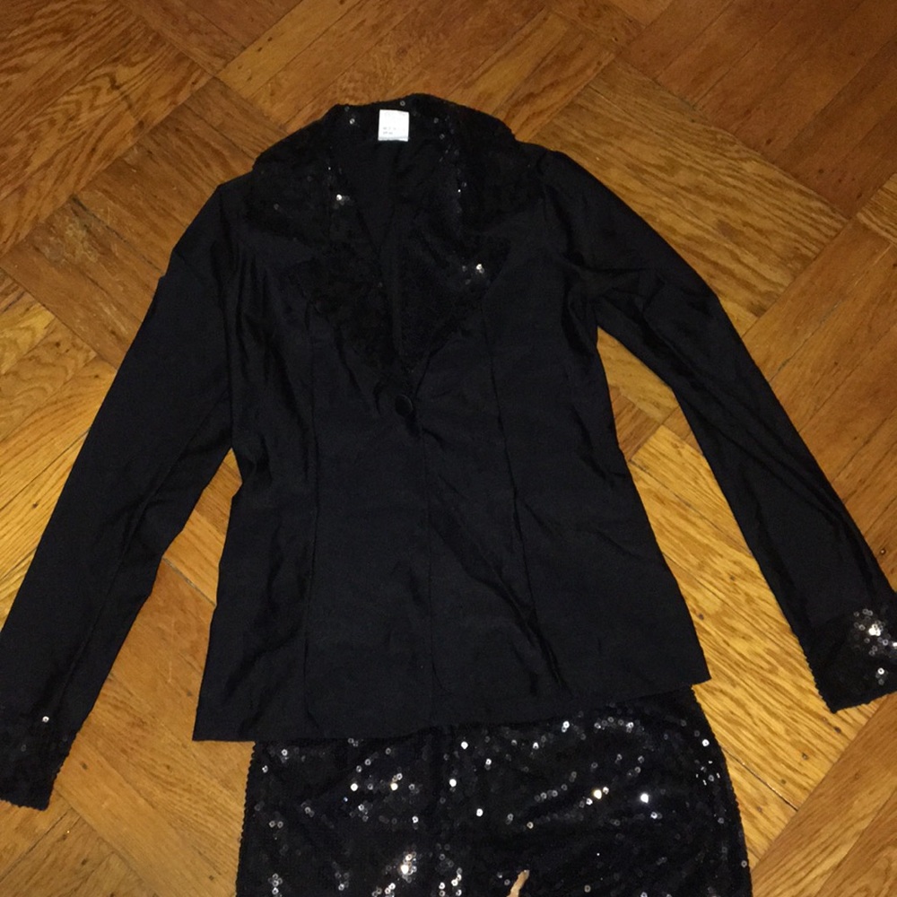 Black Dance/ Pageant Costume Size Adult Small